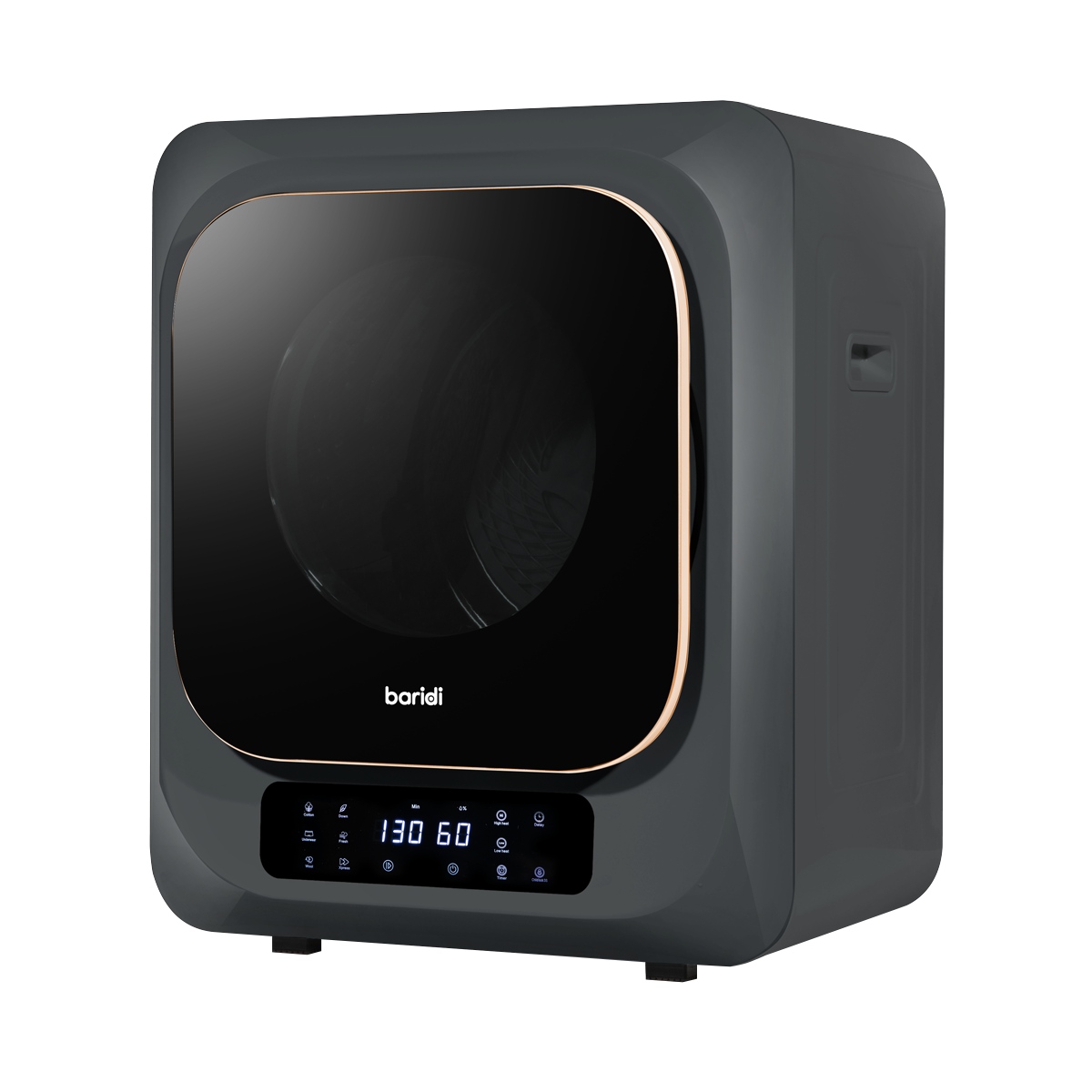 Baridi DH229 Tabletop Tumble Dryer with Digital Controls 2.5kg Capacity - Black - additional view 3