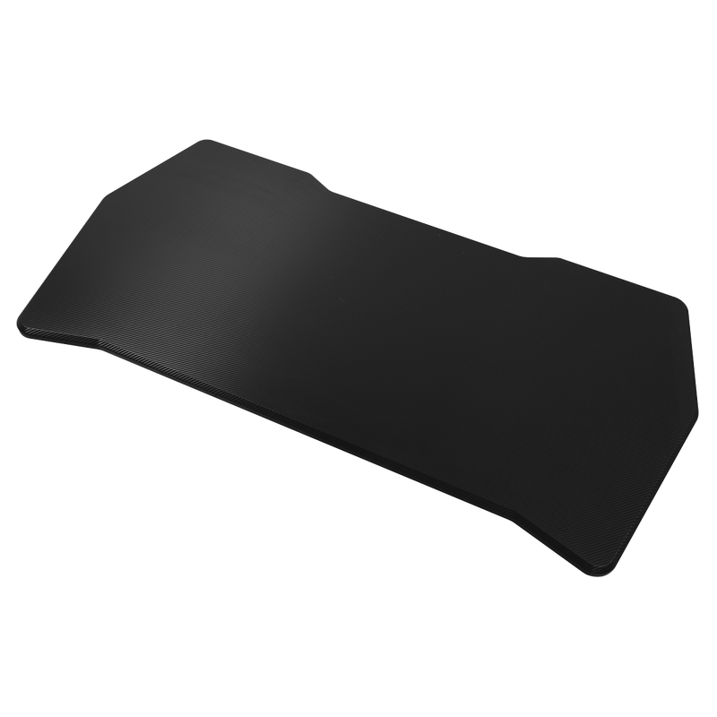 Dellonda DH22 Rectangular Desktop 1400 x 700mm - Carbon Fibre Effect - additional view 6