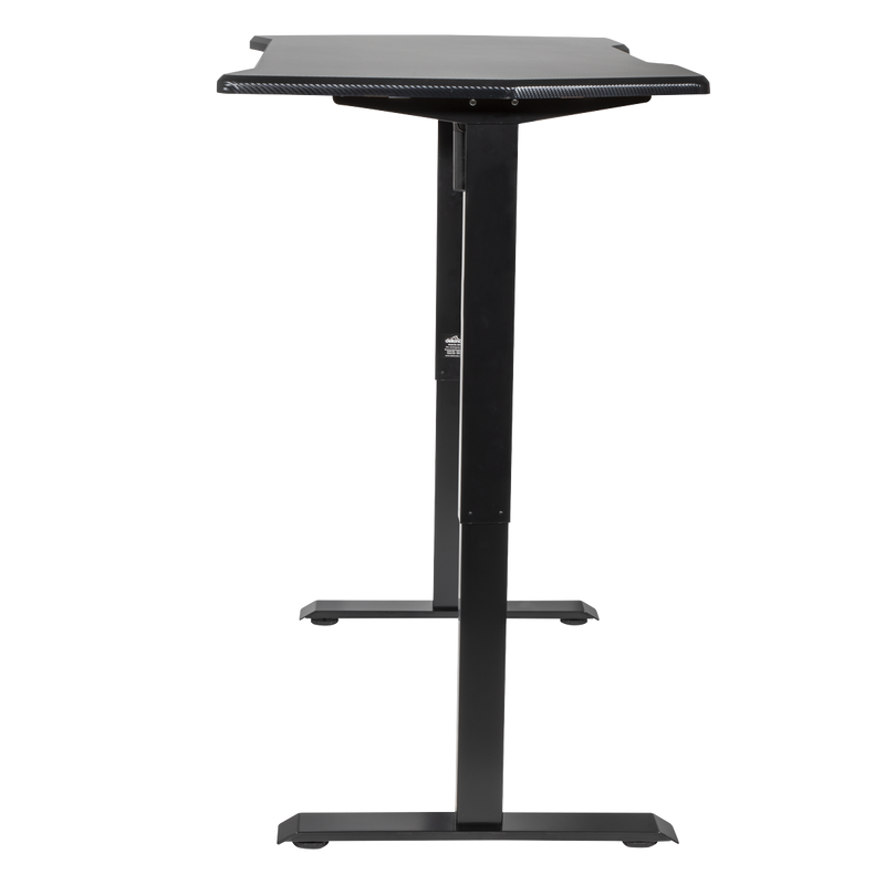 Dellonda DH243 Single Motor Ultra-Quiet Adjustable-Height Electric Sit/Stand Desk - Carbon Fibre Effect - additional view 3