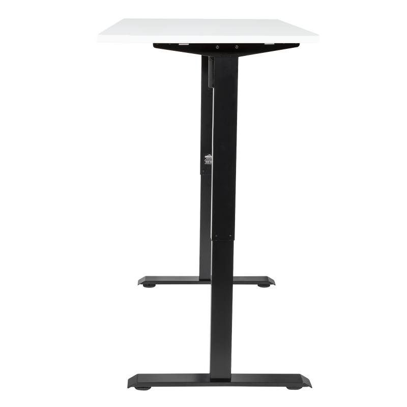 Dellonda DH244 White Electric Height Adjustable Standing Desk with Memory, Quiet, 1400x700mm - additional view 4