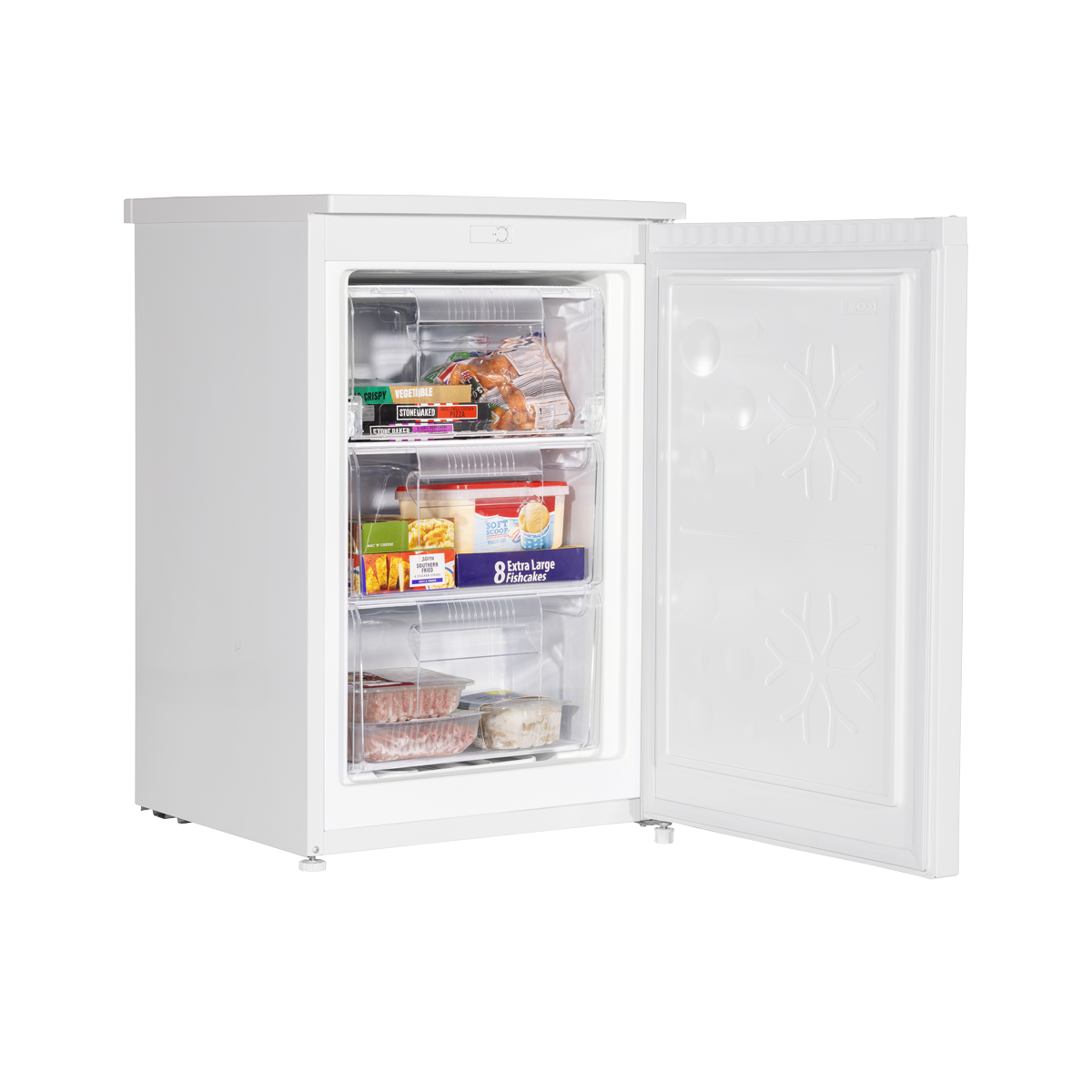 Baridi DH250 55cm Undercounter Freezer with Adjustable Thermostat 85L - White - additional view 16