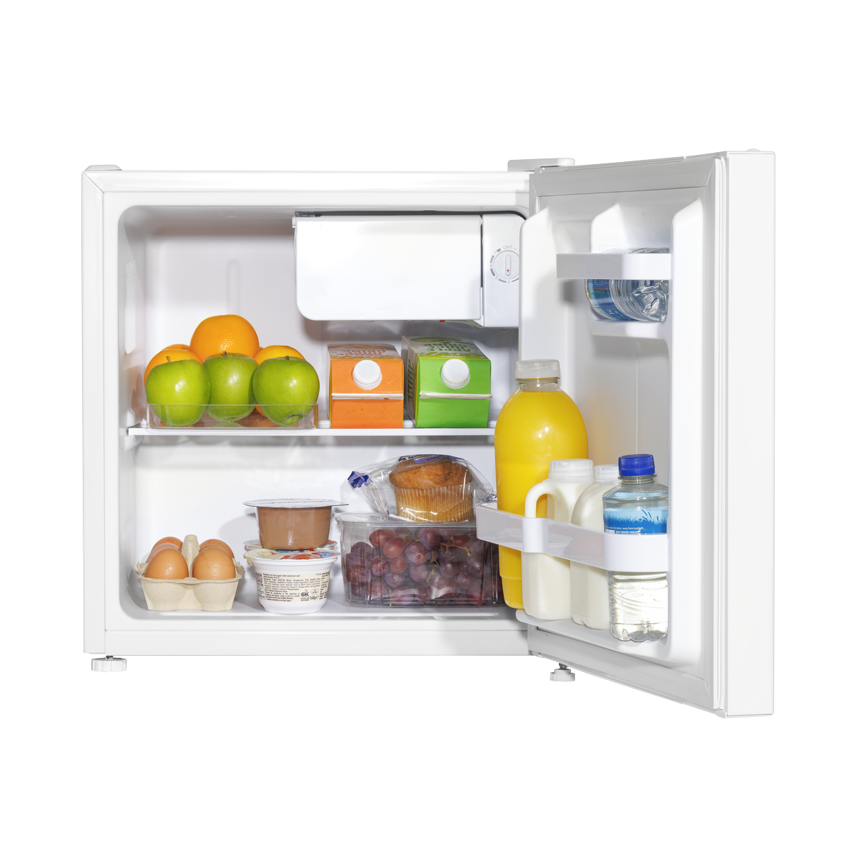 Baridi DH256 Tabletop Fridge with Ice Box, 46L Capacity, Adjustable Thermostat - White - additional view 12