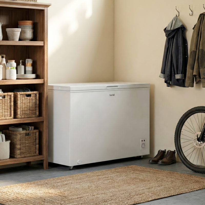 Baridi DH260 Freestanding Chest Freezer 299L Capacity - White - additional view 4