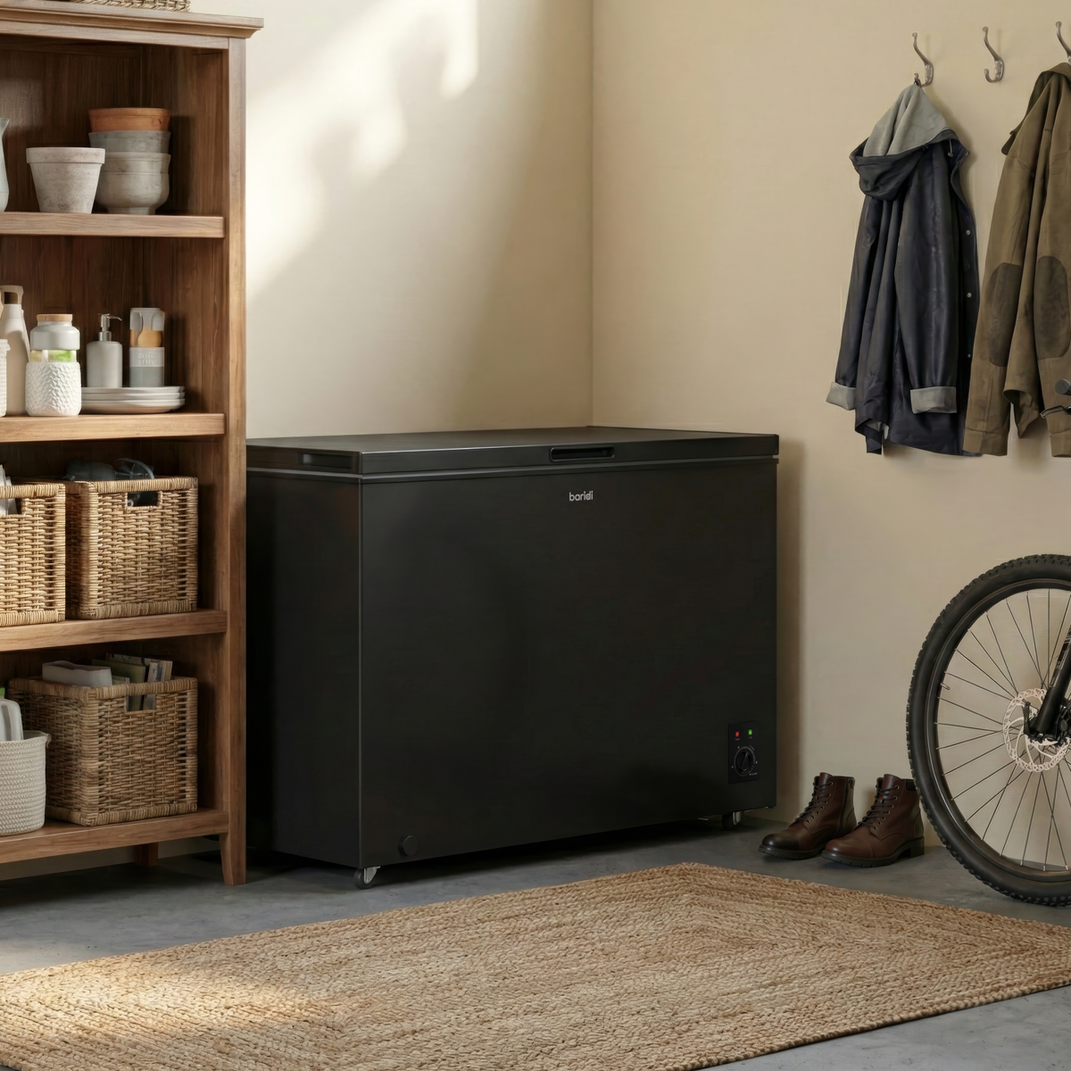 Baridi DH261 Freestanding Chest Freezer 299L Capacity - Black - additional view 2