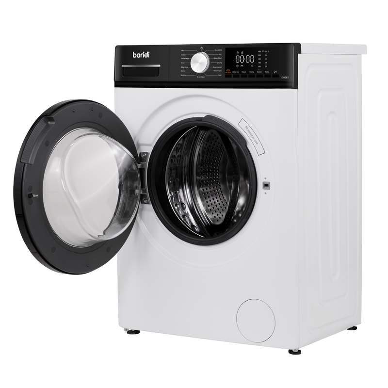 Baridi DH262 8kg Washing Machine, Front Loading, 1400rpm Energy Rating A - White - additional view 13