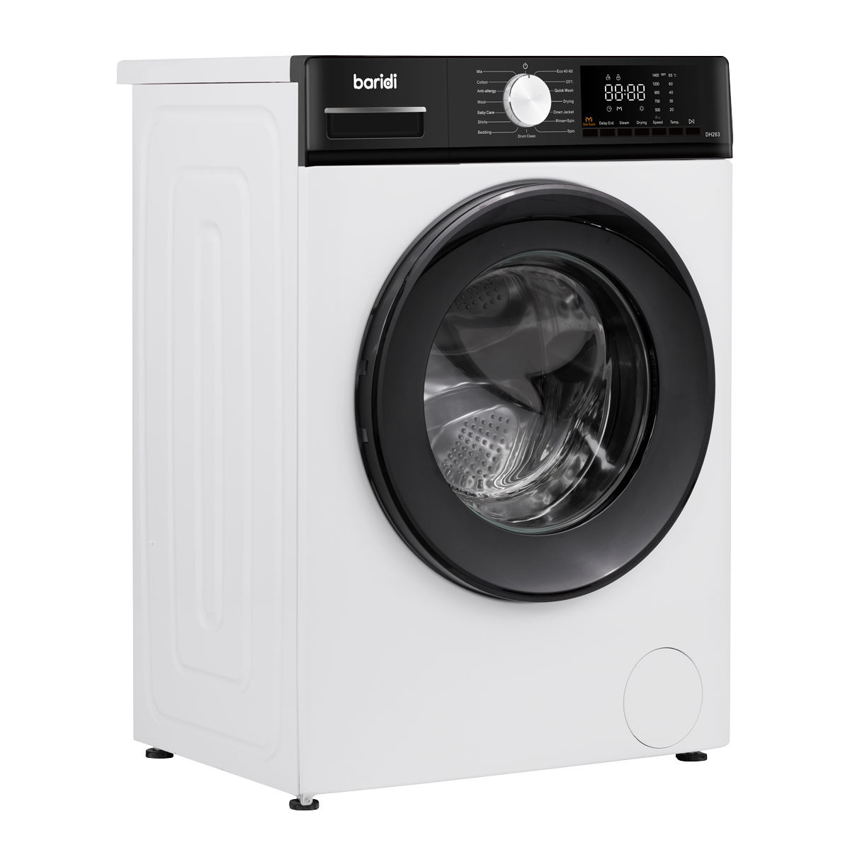Baridi DH263 8/5kg Washer Dryer, Front Loading, 1400rpm Energy Rating A - White