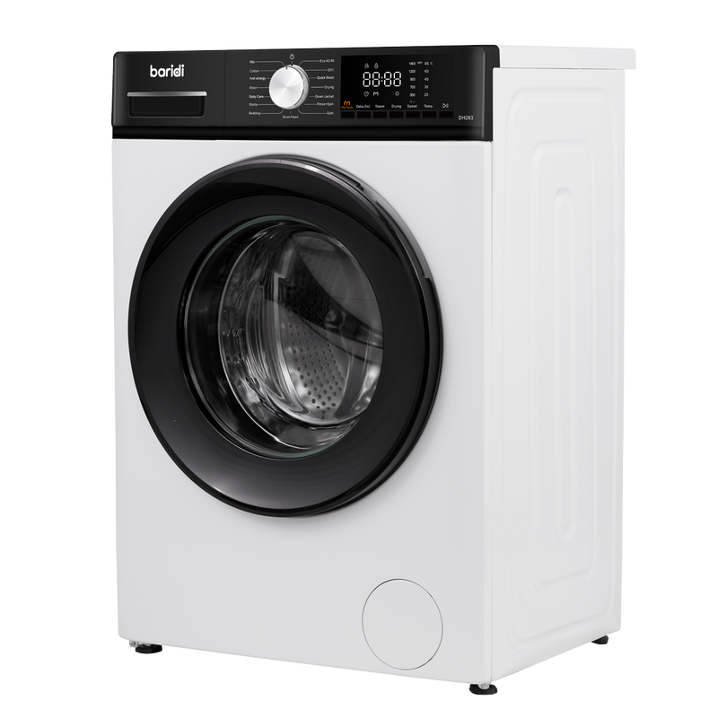 Baridi DH263 8/5kg Washer Dryer, Front Loading, 1400rpm Energy Rating A - White - additional view 2