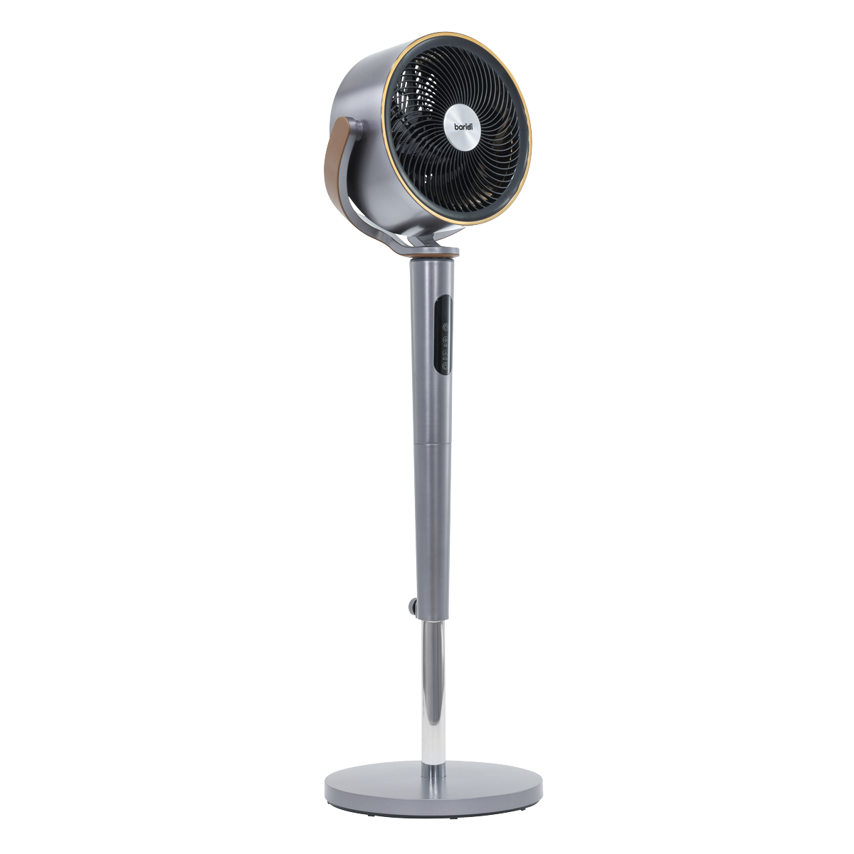 Baridi DH264 12" Pedestal Fan with Remote Control, Back Light & 12hr Timer - Grey - additional view 12