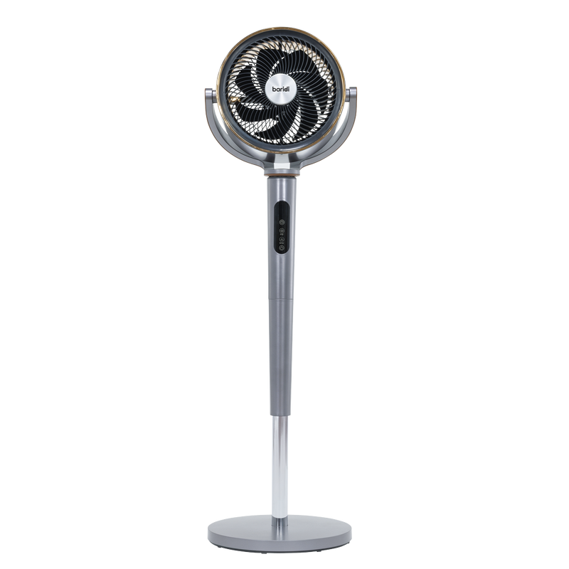 Baridi DH264 12" Pedestal Fan with Remote Control, Back Light & 12hr Timer - Grey - additional view 11