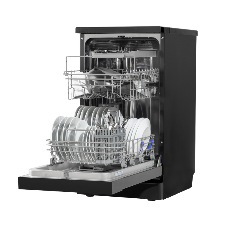 Baridi DH267 Slimline Freestanding Dishwasher 45cm Wide 10 Place Settings - Black - additional view 15