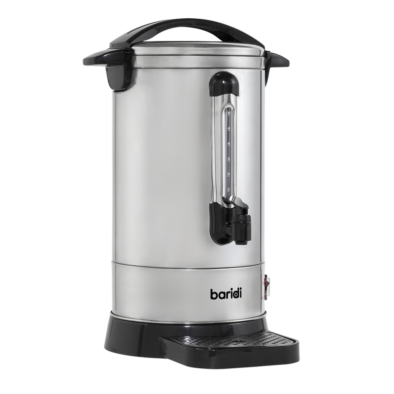 Baridi DH269 Hot Water Boiler/Tea Urn 10L Capacity, Stainless Steel