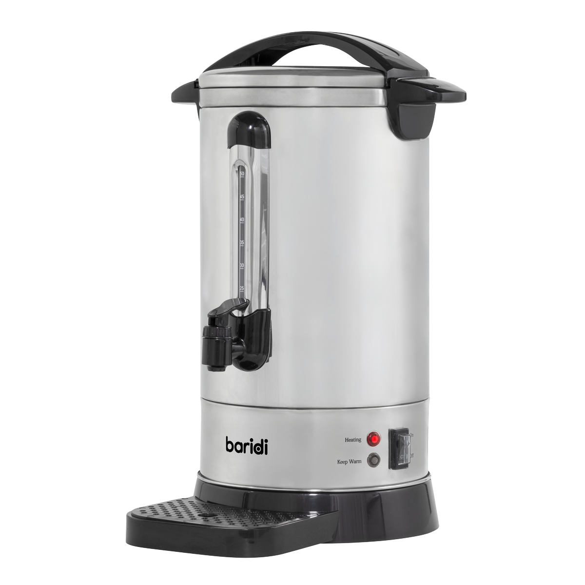 Baridi DH269 Hot Water Boiler/Tea Urn 10L Capacity, Stainless Steel - additional view 2