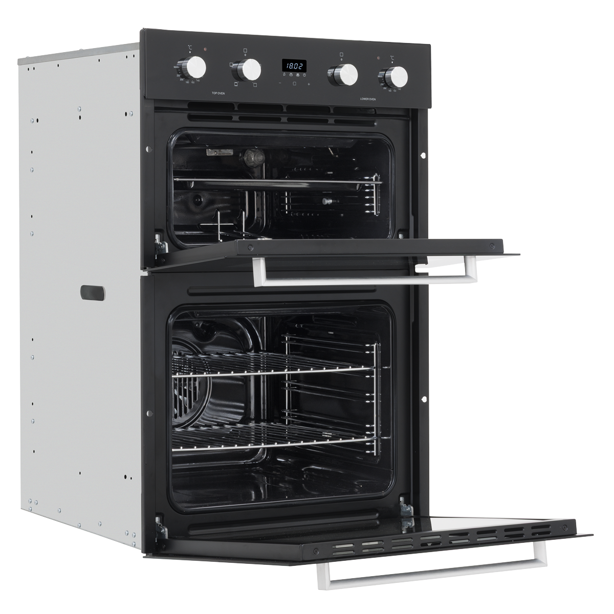 Baridi DH279 90cm Built-In Double Oven, 88L Capacity, Energy Rating A - Black - additional view 13