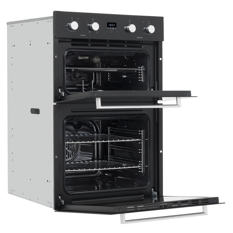 Baridi DH279 90cm Built-In Double Oven, 88L Capacity, Energy Rating A - Black - additional view 13