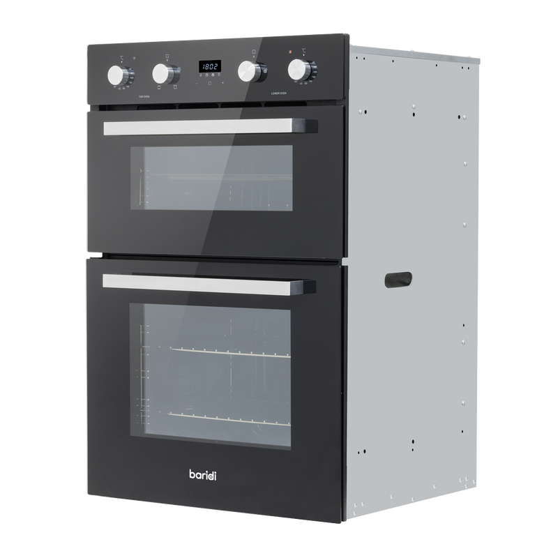 Baridi DH279 90cm Built-In Double Oven, 88L Capacity, Energy Rating A - Black - additional view 14