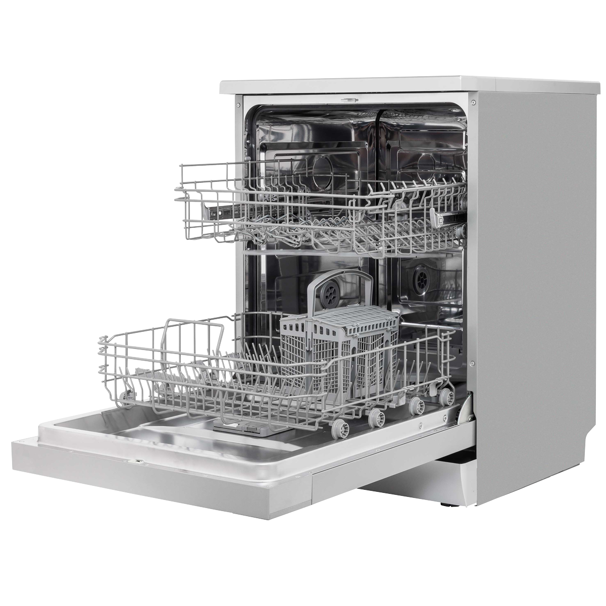 Baridi DH280 Regular Sized Freestanding Dishwasher 60cm Wide 13 Place Settings - Silver - additional view 20
