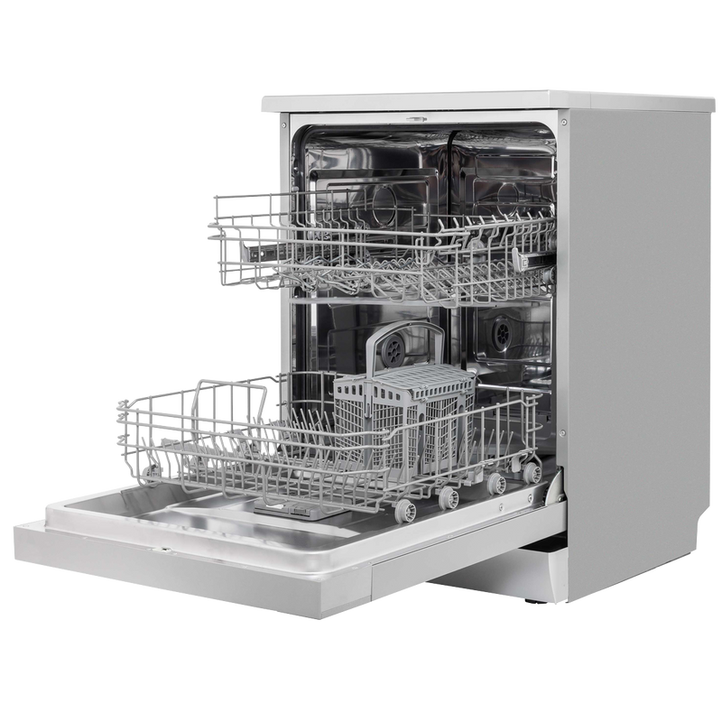 Baridi DH280 Regular Sized Freestanding Dishwasher 60cm Wide 13 Place Settings - Silver - additional view 20