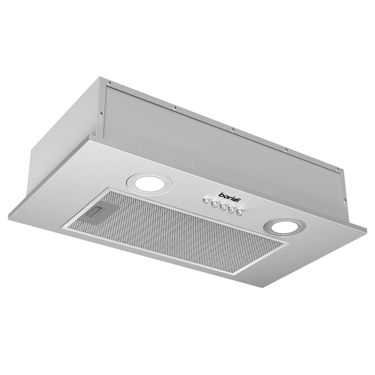 Baridi DH284 Cooker Hood with 5-Layer Filter 52cm - Stainless Steel