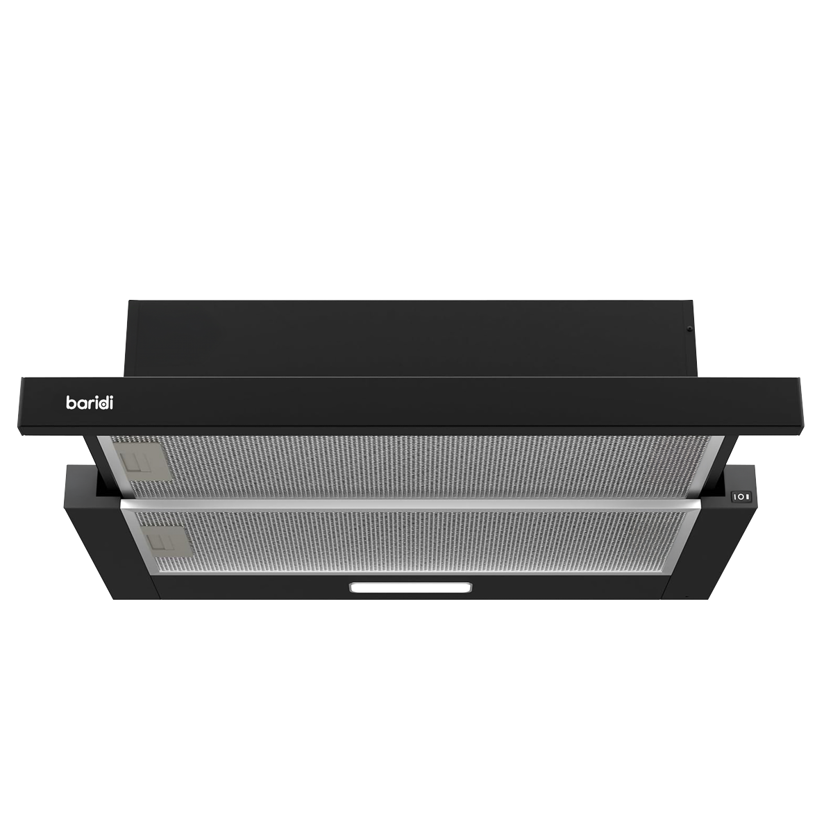 Baridi DH287 Telescopic Cooker Hood with Aluminium Filters 60cm - Black - additional view 3