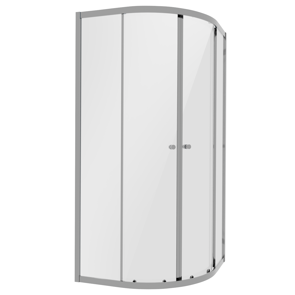 Baridi DH301 Quadrant Shower Entry Enclosure 800 x 800 x 1850mm with 6mm Tempered Glass - Chrome