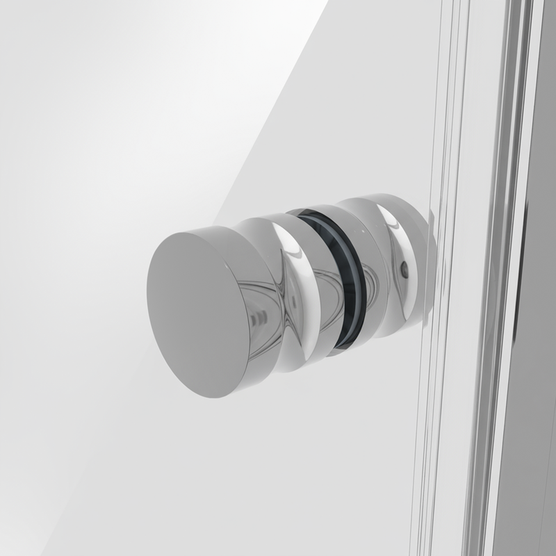 Baridi DH303 Pivot Shower Door 800 x 1850mm, 6mm Tempered Glass, Reversible - Chrome - additional view 7