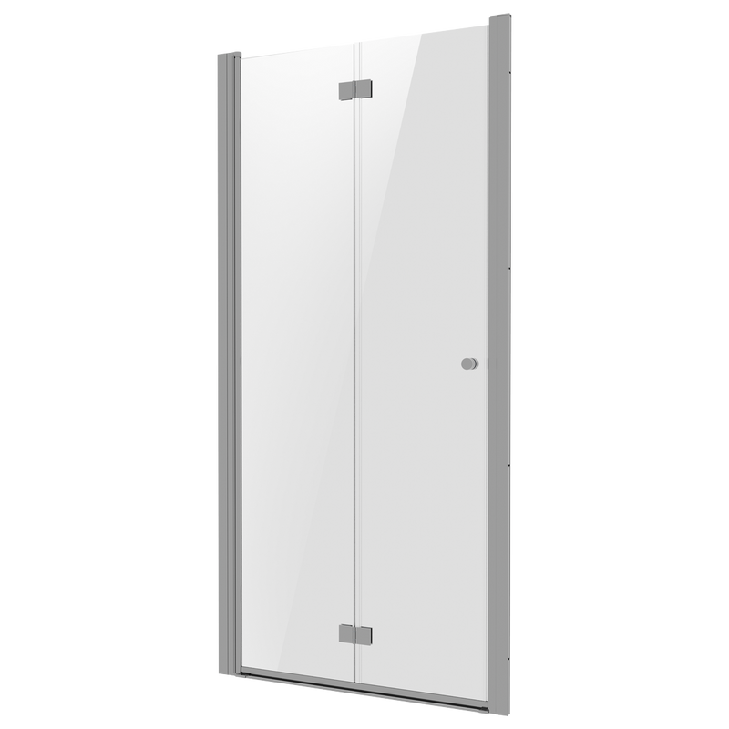 Baridi DH305 Bi-Fold Shower Door 800 x 1850mm, 6mm Tempered Glass, Reversible - Chrome - additional view 12