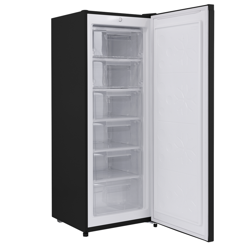 Baridi DH325 Freestanding Tall Freezer 177L Capacity - Black - additional view 2