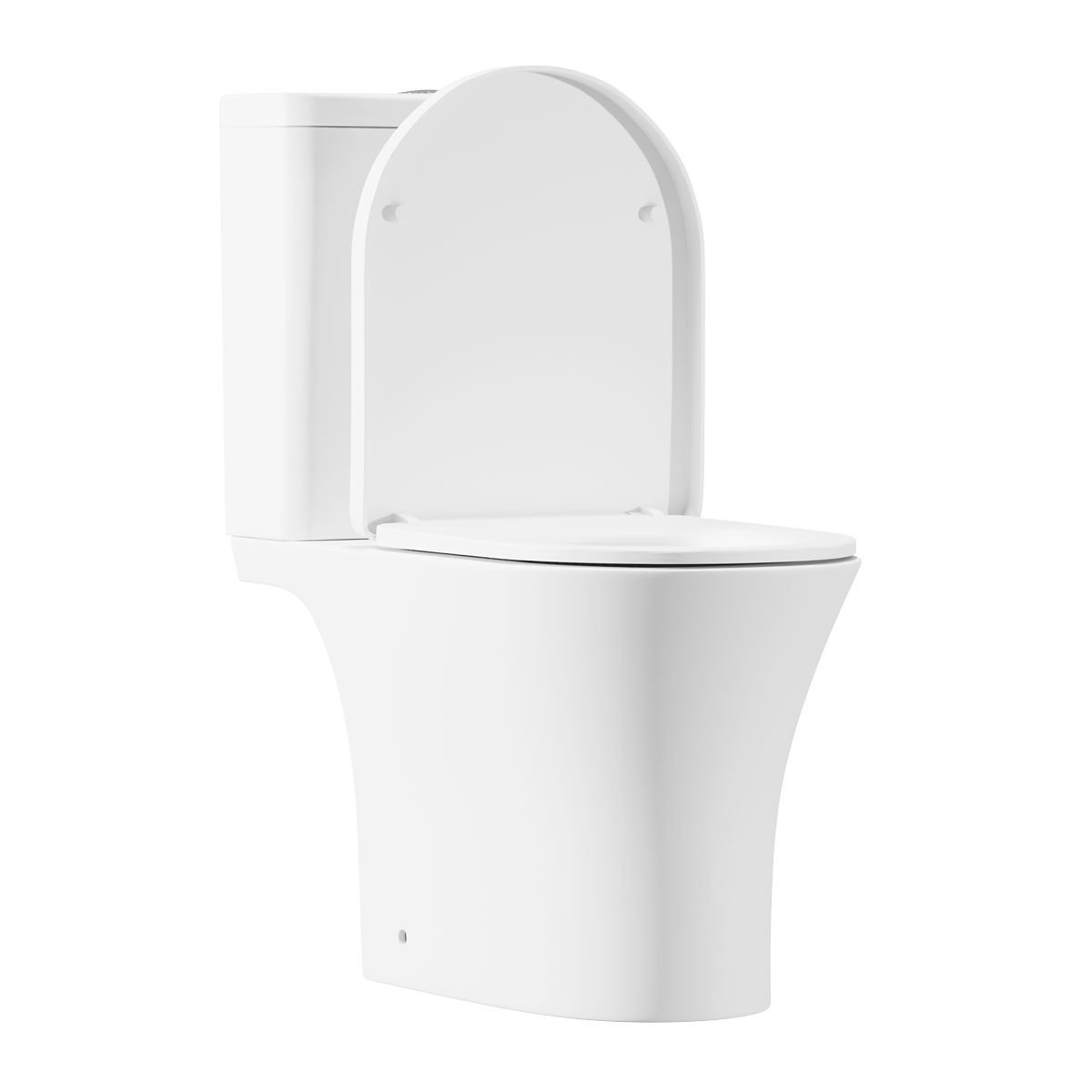 Baridi DH332 Close-Coupled Toilet with Soft Close Seat, Dual Flush Cistern & Rimless Flush - White - additional view 15