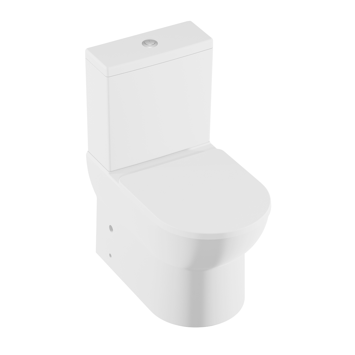 Baridi DH333 Close-Coupled Toilet with Soft Close Seat, Dual Flush Cistern & Rimless Flush - White - additional view 8