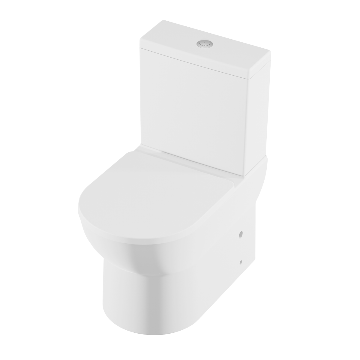 Baridi DH333 Close-Coupled Toilet with Soft Close Seat, Dual Flush Cistern & Rimless Flush - White - additional view 17