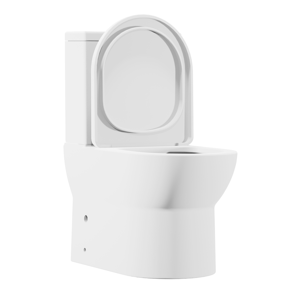 Baridi DH333 Close-Coupled Toilet with Soft Close Seat, Dual Flush Cistern & Rimless Flush - White - additional view 10