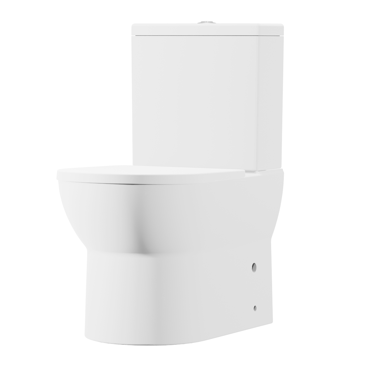 Baridi DH333 Close-Coupled Toilet with Soft Close Seat, Dual Flush Cistern & Rimless Flush - White - additional view 9