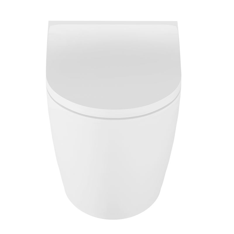 Baridi DH334 Back-to-Wall Toilet with Soft Close Seat & Rimless Flush - White - additional view 12