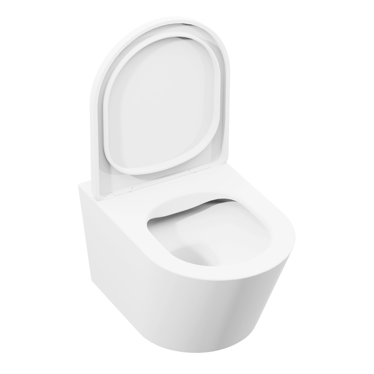 Baridi DH335 Wall Hung Toilet with Soft Close Seat & Rimless Flush - White - additional view 12