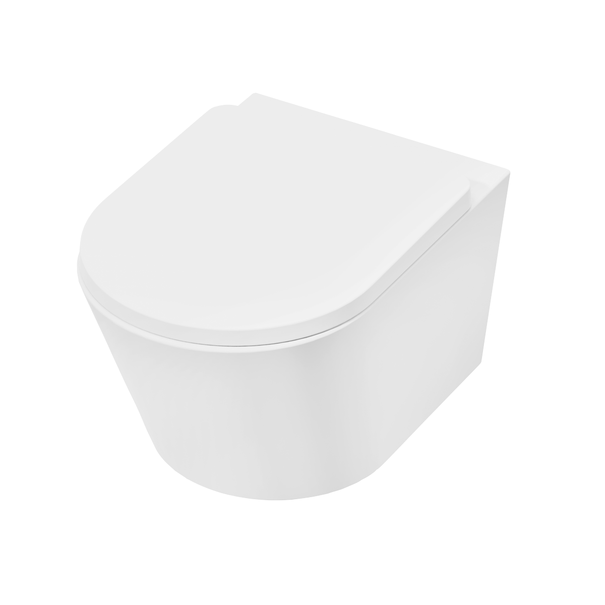 Baridi DH335 Wall Hung Toilet with Soft Close Seat & Rimless Flush - White - additional view 3