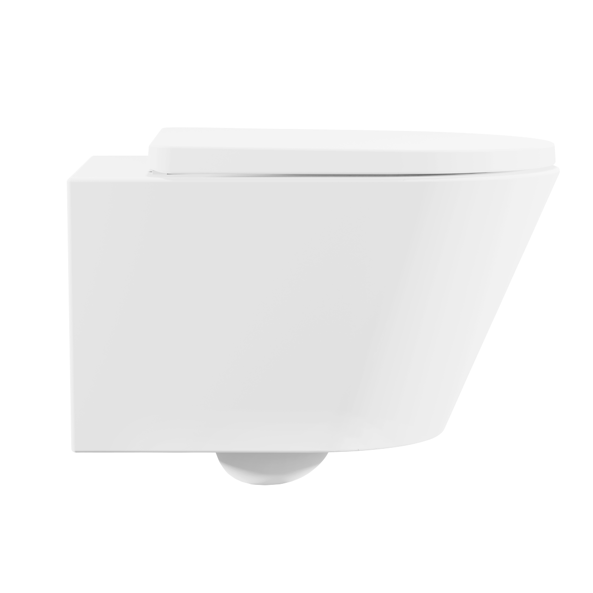 Baridi DH335 Wall Hung Toilet with Soft Close Seat & Rimless Flush - White - additional view 5