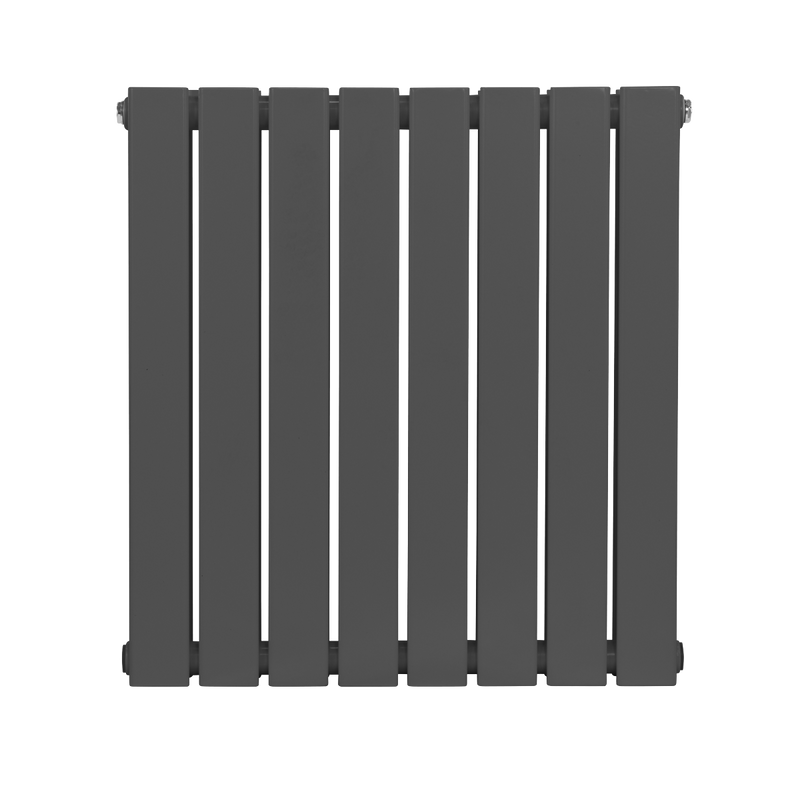 Baridi DH339 Horizontal Radiator Contemporary Double Flat Panel Design 600 x 560mm - Anthracite - additional view 4