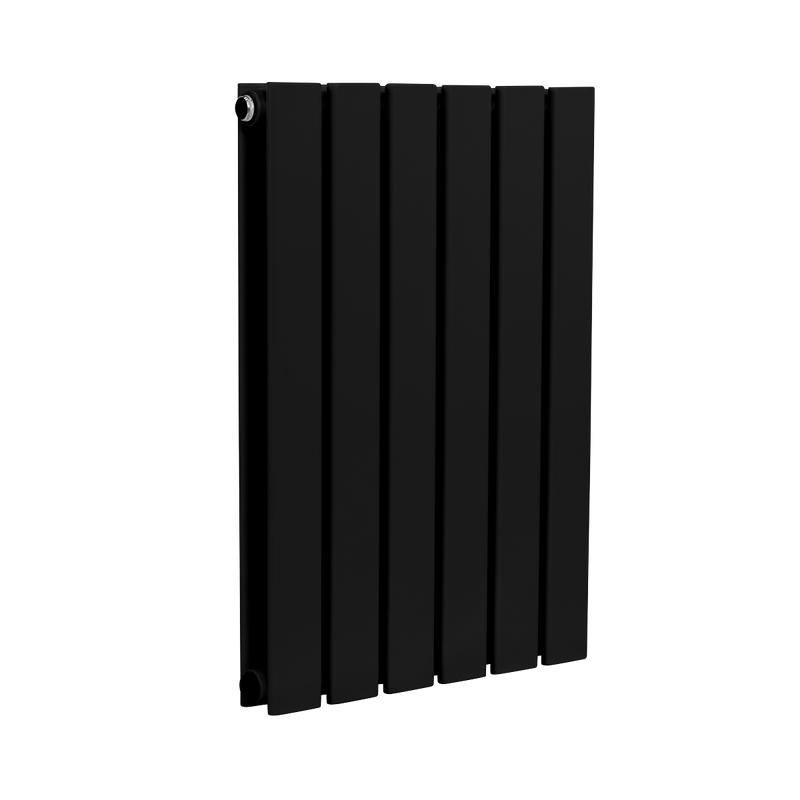 Baridi DH343 Horizontal Radiator Contemporary Double Flat Panel Design 600 x 420mm - Black