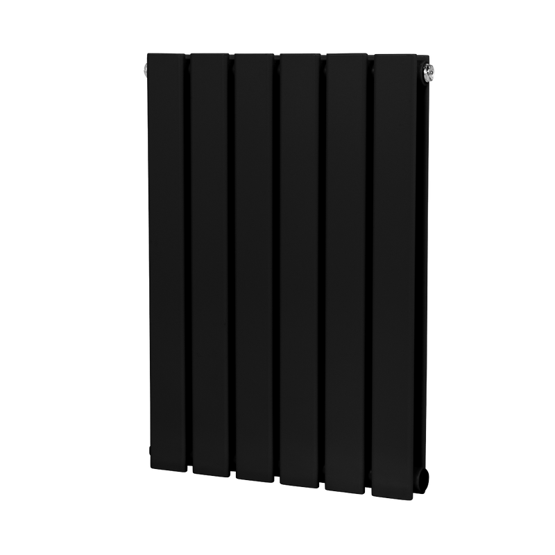 Baridi DH343 Horizontal Radiator Contemporary Double Flat Panel Design 600 x 420mm - Black - additional view 6