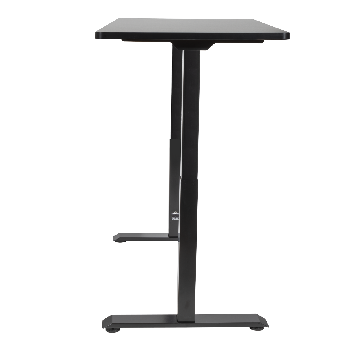 Dellonda DH34 Black Electric Height Adjustable Standing Desk, 1400 x 700mm Dual Motor 100kg - additional view 9