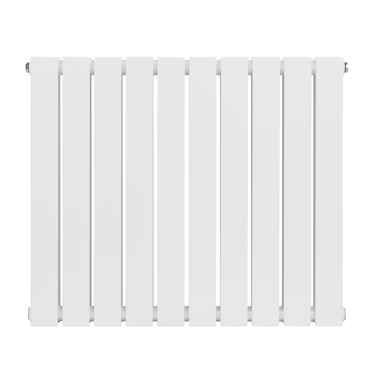 Baridi DH350 Horizontal Radiator Contemporary Double Flat Panel Design 600 x 700mm - White - additional view 4