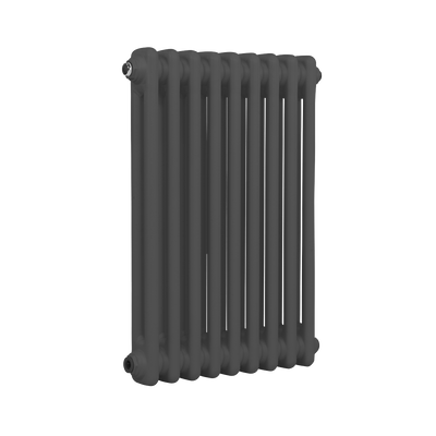 Baridi DH356 Horizontal Traditional 2 Column Radiator 600 x 427mm - Anthracite