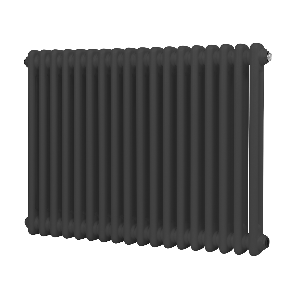 Baridi DH358 Horizontal Traditional 2 Column Radiator 600 x 832mm - Anthracite - additional view 7
