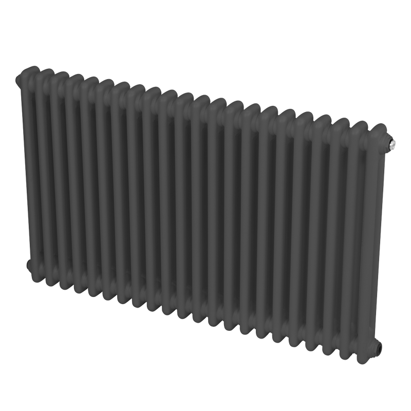 Baridi DH359 Horizontal Traditional 2 Column Radiator 600 x 1012mm - Anthracite - additional view 8