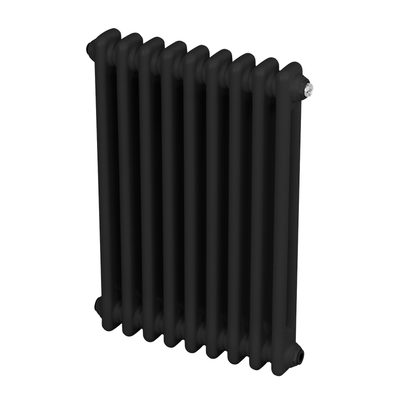 Baridi DH361 Horizontal Traditional 2 Column Radiator 600 x 427mm - Black - additional view 10