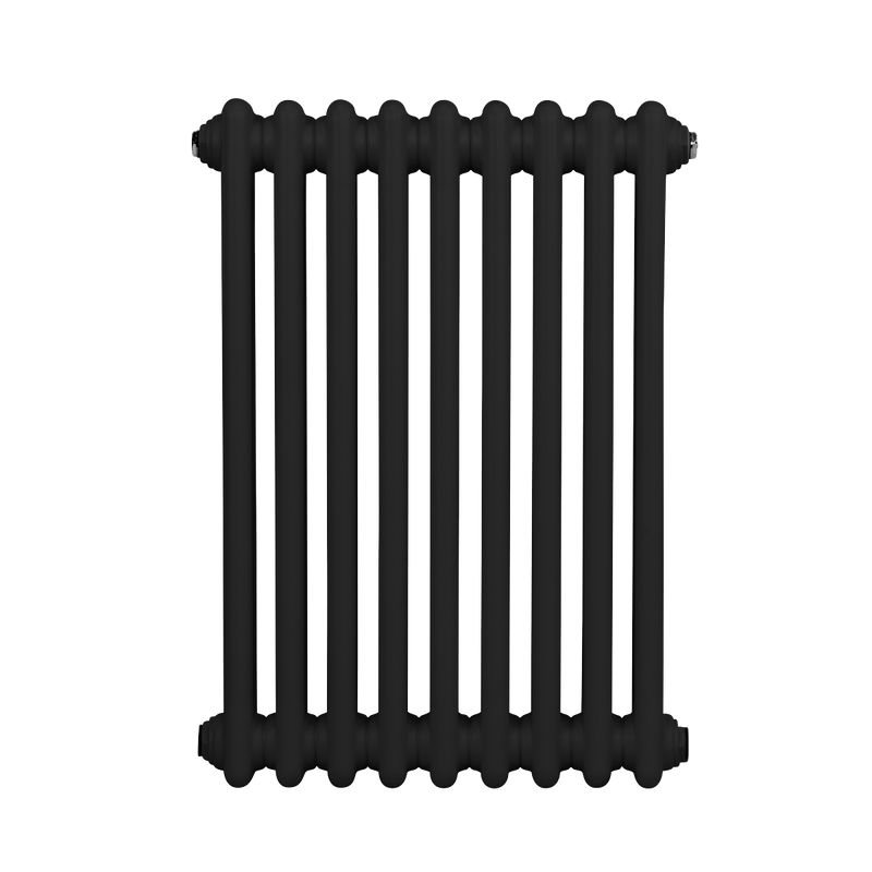 Baridi DH361 Horizontal Traditional 2 Column Radiator 600 x 427mm - Black - additional view 4