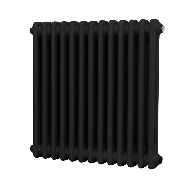 Baridi DH362 Horizontal Traditional 2 Column Radiator 600 x 607mm - Black - additional view 6