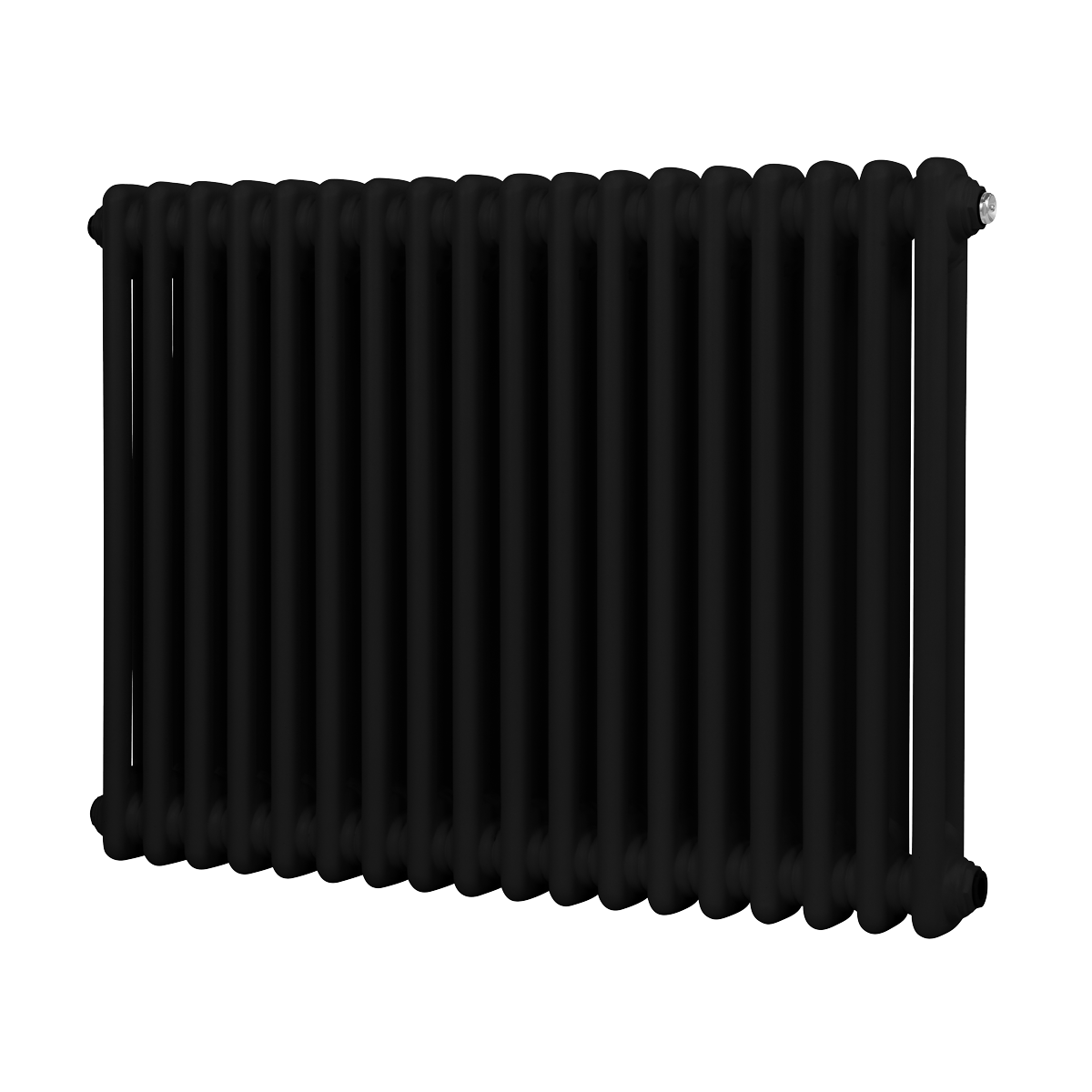Baridi DH363 Horizontal Traditional 2 Column Radiator 600 x 832mm - Black - additional view 7