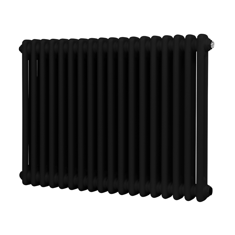 Baridi DH363 Horizontal Traditional 2 Column Radiator 600 x 832mm - Black - additional view 7