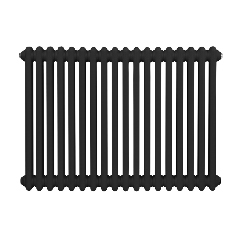 Baridi DH363 Horizontal Traditional 2 Column Radiator 600 x 832mm - Black - additional view 8